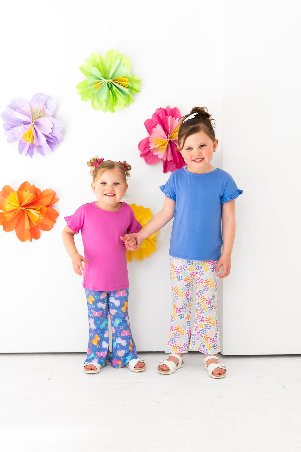 Korrie Purple Bamboo Ruffle Tee