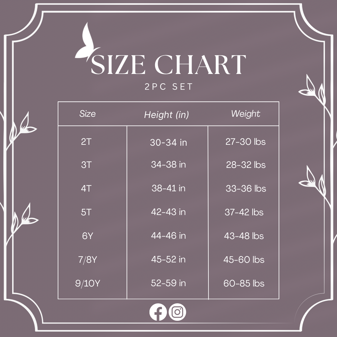 2 pc Jammies Butterfly