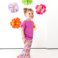 Korrie Pink Bamboo Ruffle Tee