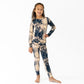 Blue Tie-Dye 2-Piece Pajama Set