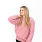 Rose Acidwash Adult Sweatshirt