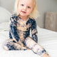 Blue Tie-Dye 2-Piece Pajama Set