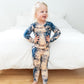 Blue Tie-Dye 2-Piece Pajama Set