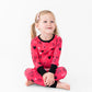 Heart Doodles Pink Bamboo 2-Piece Long Sleeve Set