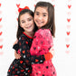 Heart Doodles Pink Bamboo 2-Piece Long Sleeve Set