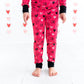 Heart Doodles Pink Bamboo 2-Piece Long Sleeve Set